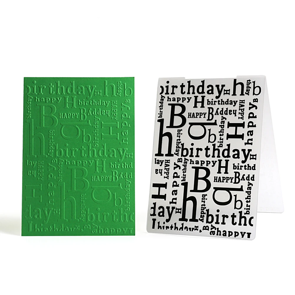 Plastic Embossing Folders 14.8x10.5x0.2cm DIY Embossing Card Handmade Album Decoration for Christmas Decoration for Scrapbooking