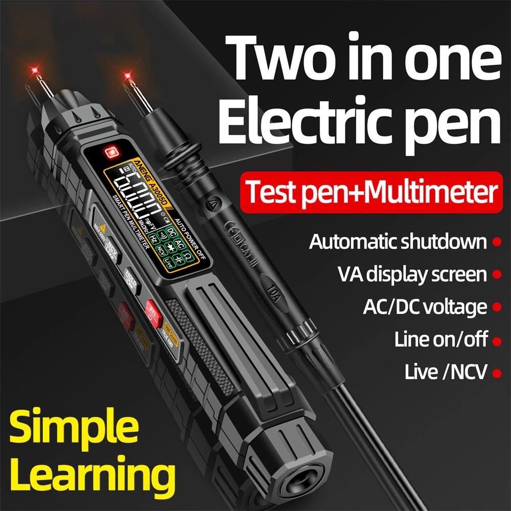 A3005D Ʈ   , 6000 īƮ, AC/DC , NCV,  Ƽ, Voltme