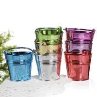2Pcs Biscuit Storage Bucket Anti-deform Candy Storage Bucket Delicate Elegant Decorative Biscuit Storage Bucket Anti-wear 1