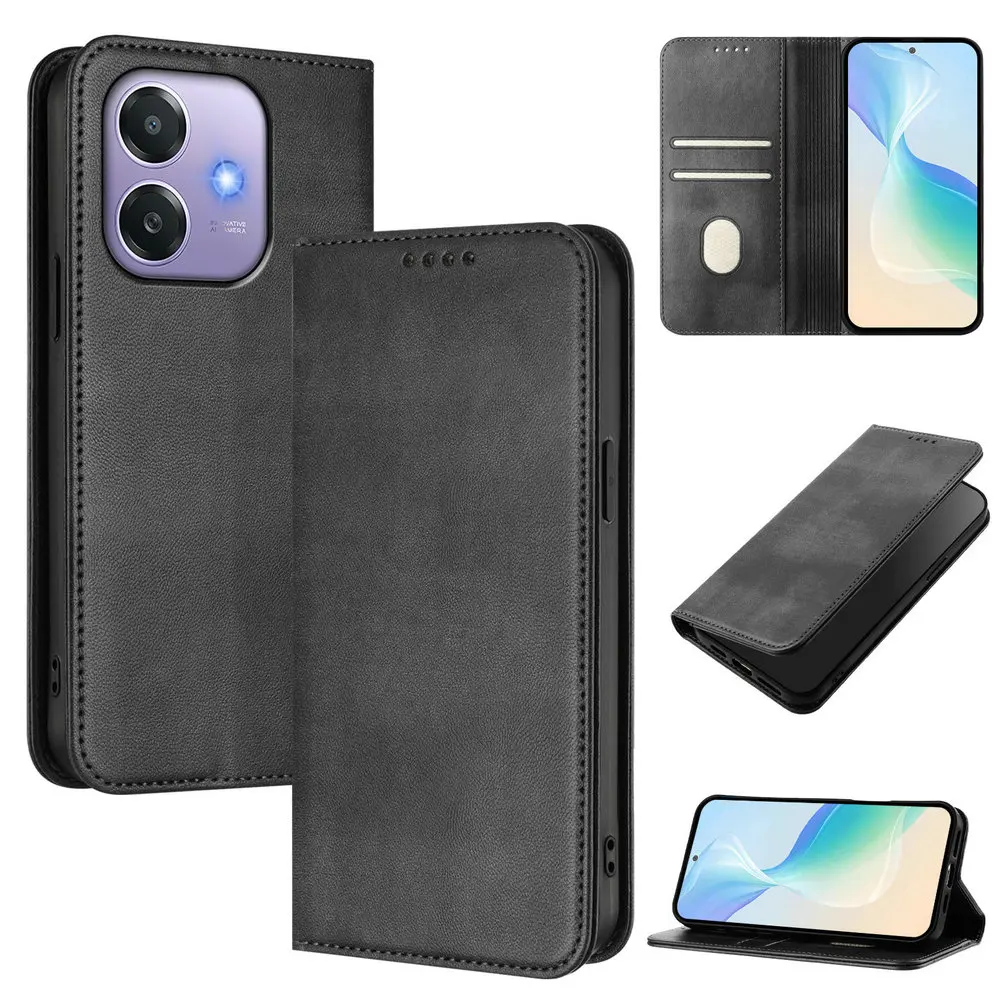 Luxury Leather RFID Book Style Phone Case Cover