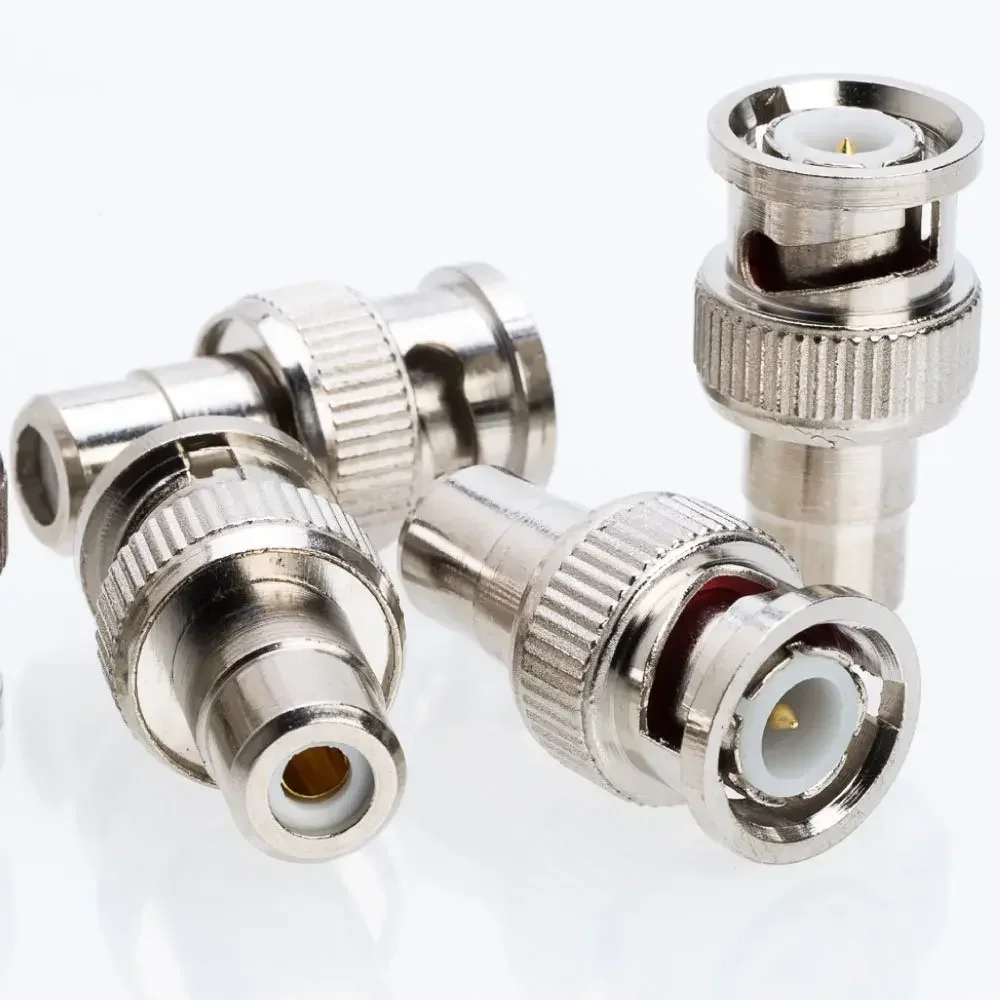 10pcs 2pcs JR-B9 BNC to RCA Connector Small and short BNC connector for AHD CCTV system 4