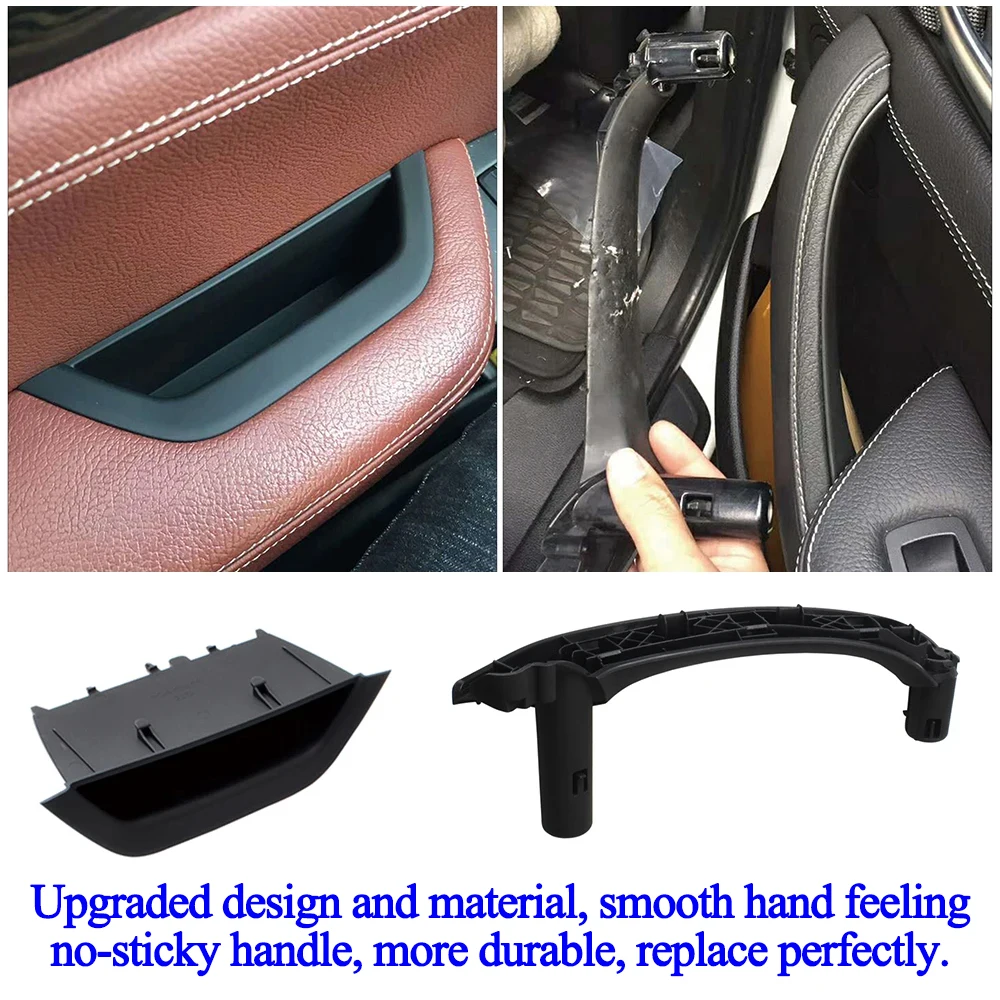 LHD 4PCS SET Interior Car Inner Door Handle Cover Panel Replacement 51417250307 For BMW X3 X4 F25 F26 2010-2016 3