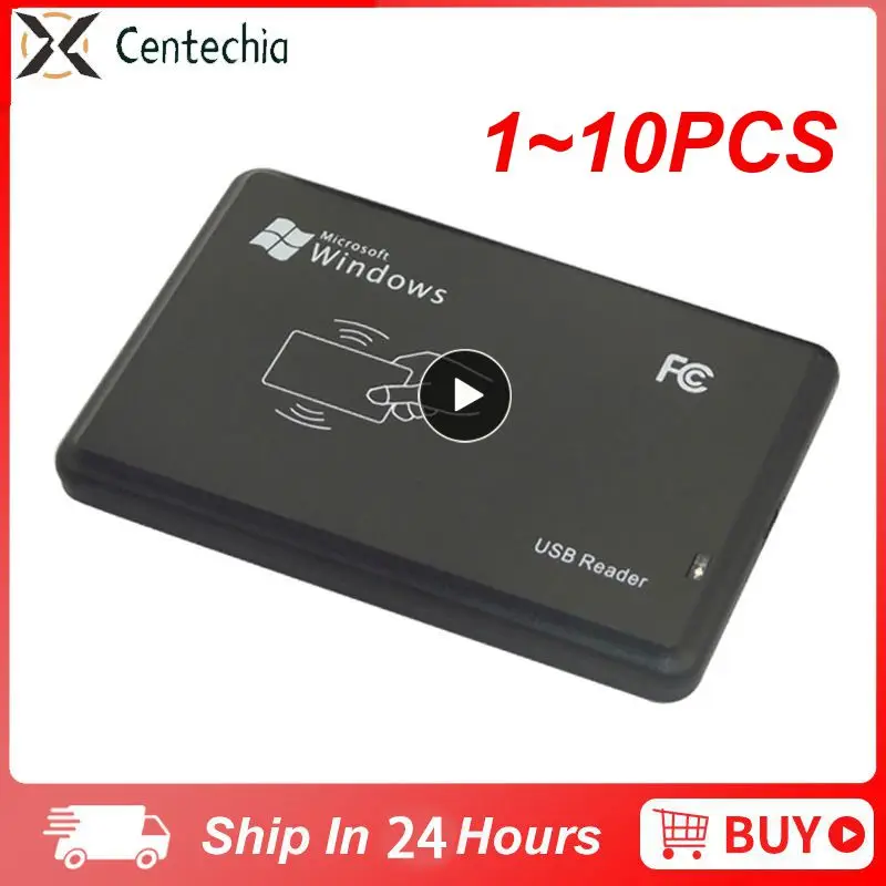 

1~10PCS 125KHz RFID Programmer Duplicator Copier Writer Reader Writer ID Card Cloner & key EM4305 T5577 Keys Cards