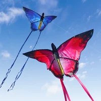 YongJian Beautiful butterfly kites Red Crystal Butterfly kites With 100m kite string Children adults kites factory outdoor Toys 1