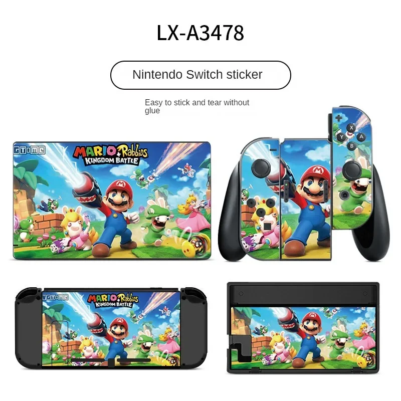 Super Mario Bros Waterproof Switch Stickers for Nintendo