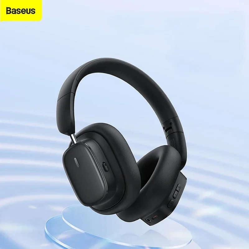 

Беспроводные наушники Baseus H1i ANC Bowie Bluetooth 5,3 с шумоподавлением высокой четкости 38db 3D пространственное аудио наушники