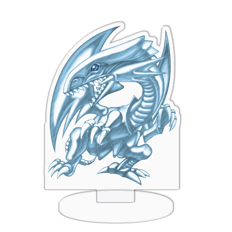 Acrylic Standing Sign: Black Rose Dragon & Dark Magician Anime Decor