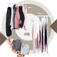 Hanging Vacuum Storage Bags,  Hanging Space Saver Bags, Hanging Storage Bags for Clothes, Vacuum Sealed for Suits, Dress, Jacket 2