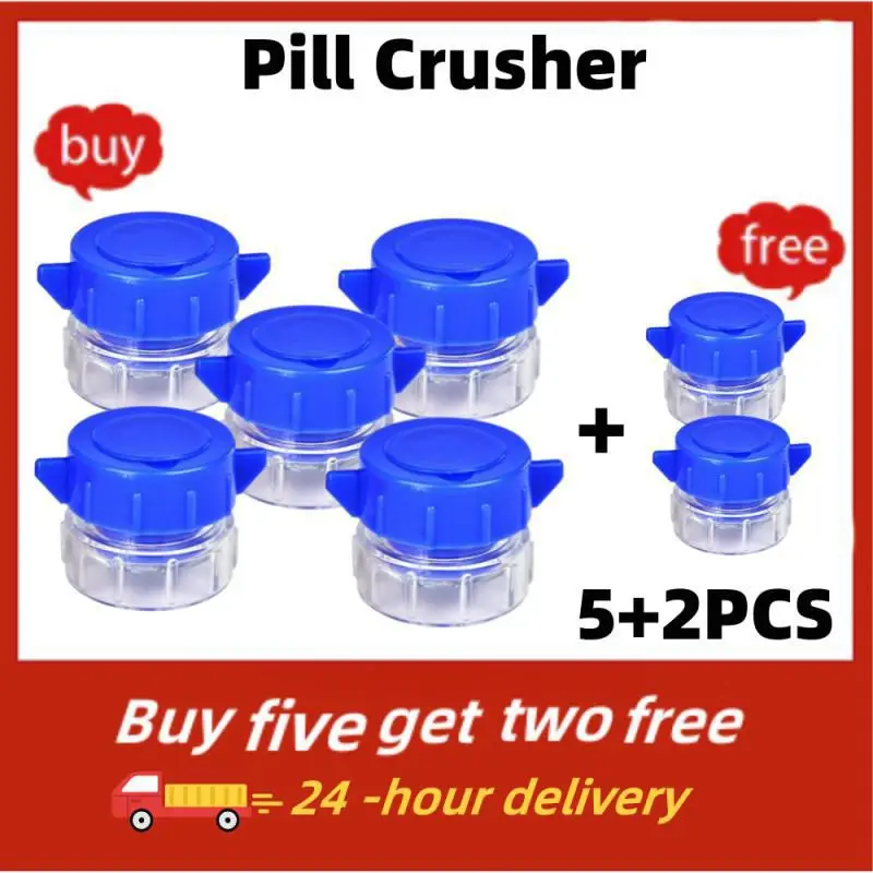 

Pill Crusher Pro Kids Adult Pill Pulverizer Tablet Grinder Medicine Splitter Powder Crusher With Storage Box For Home Outdoor