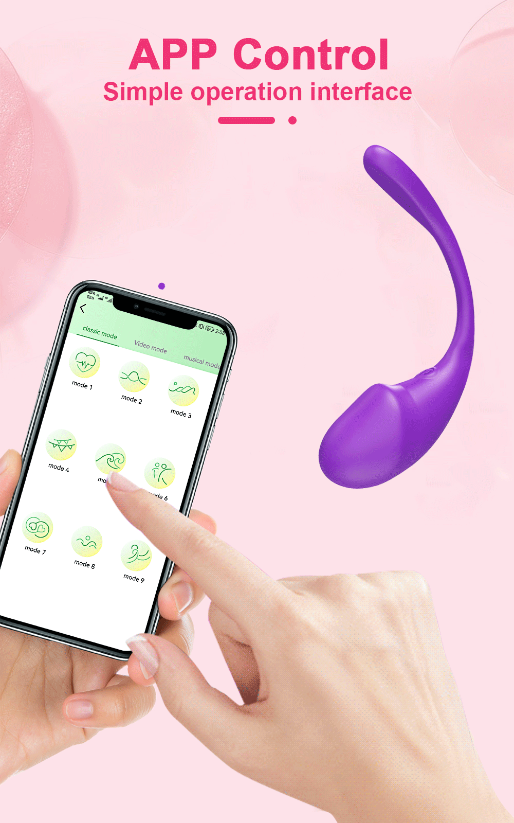 Vibrator Love egg Bluetooth APP Wireless Remote Control for Women Vaginal Balls Female Clitoral Stimulator Toys for Adults 18