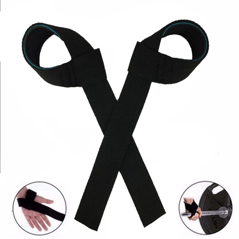 2 pcs Anti-skid Sweat absorption Hand Wrist Pad Belt Straps for Weightlifting Gym Crossfit Support wrist straps pull up wrist guard