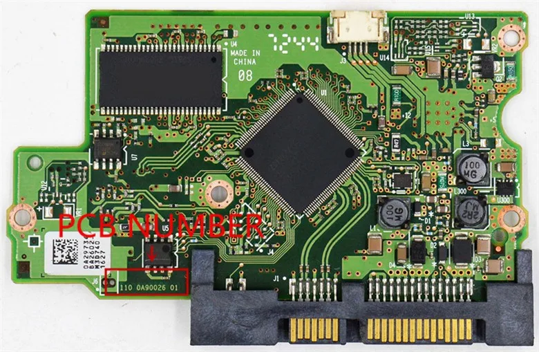 Ÿġ HDD PCB / 110 0A90026 01 , 220 0A90026 01 /IC: 0A55895 , 0A53129 /ƼĿ:0A29738,0A29778,0A29734, 0A29775,0A29740