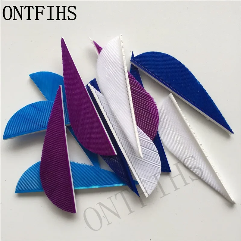 50 PCS 2 Inch Parabolic Arrow Feather Fletching Fletches Turkey Feathers For Archery Hunting archery arrow feathers