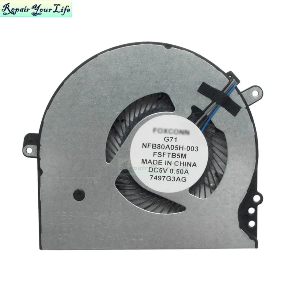 Laptop CPU Cooling Fans For HP 15-CC 15-CK 14-BK 14-BP TPN-Q191 TPN-Q201 TPN-Q189 Notebook PC Cooler Radiator Fan 927918-001 New, cooling fan