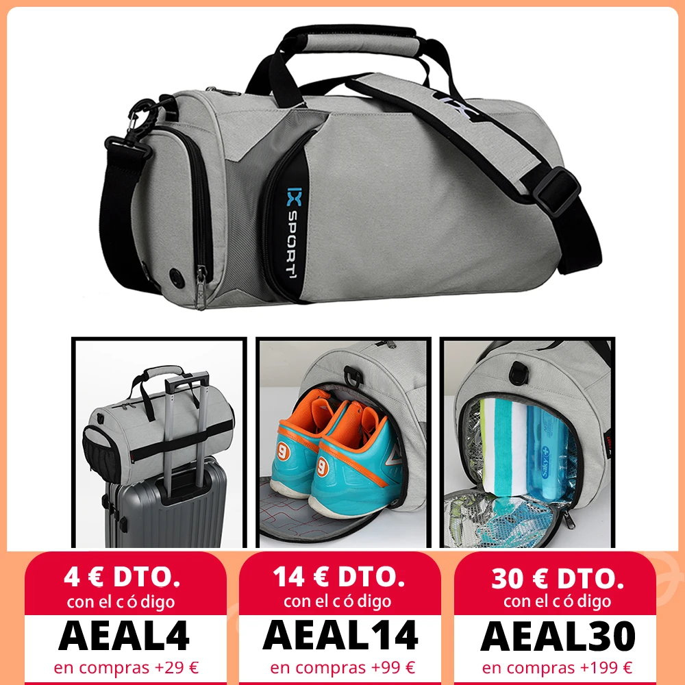 Bolsas De gimnasio para hombre, bolsa De deporte De viaje al aire libre, multifunción, De separación en y húmedo| | - AliExpress