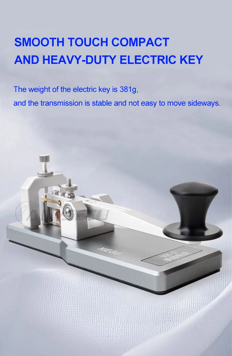Xiegu Electric Key VK-5 Shortwave Radio Manual key Morse Code Radio Transmission