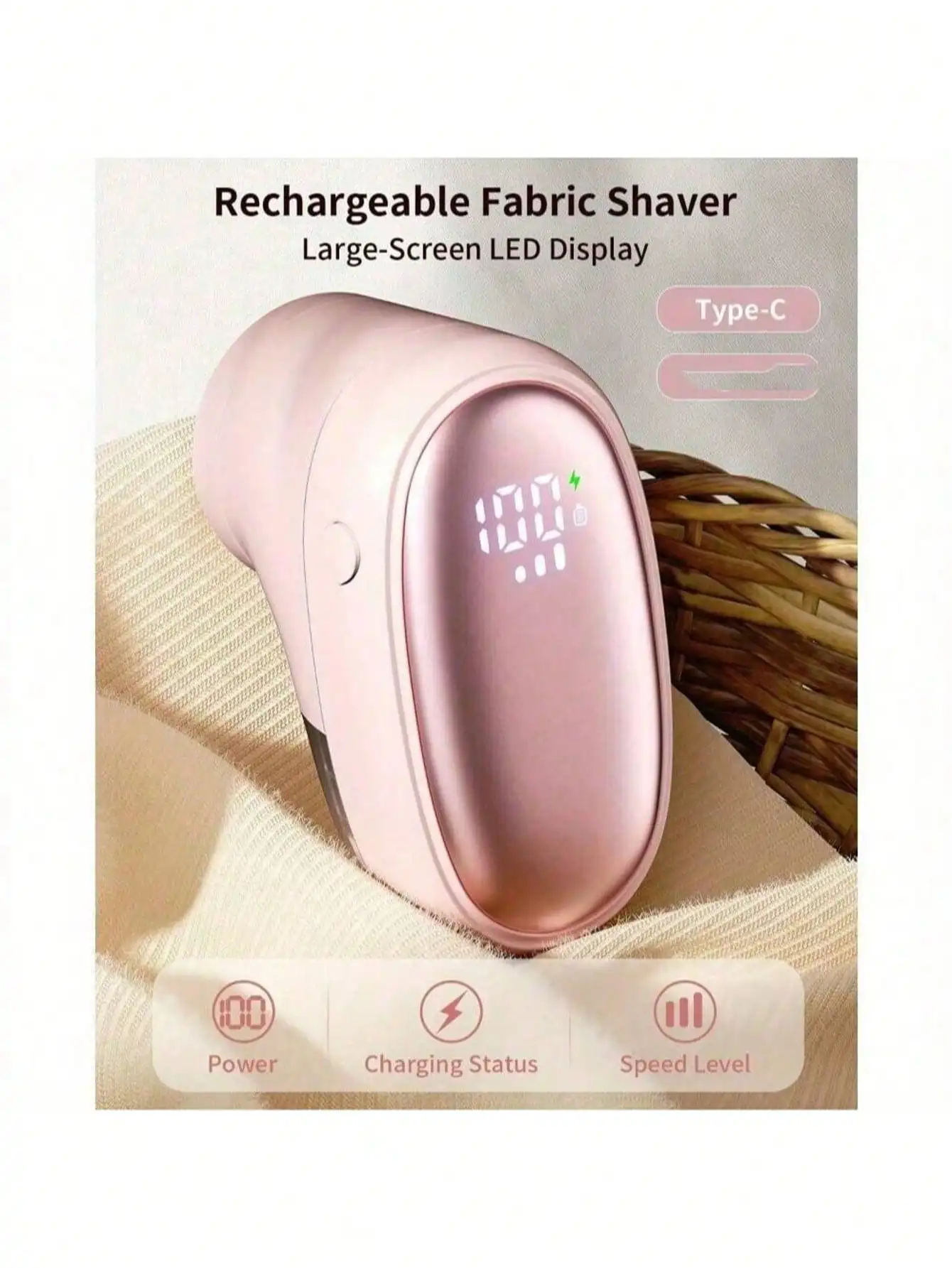 Portable Stainless Steel 6 Blade Sweater Trimmer