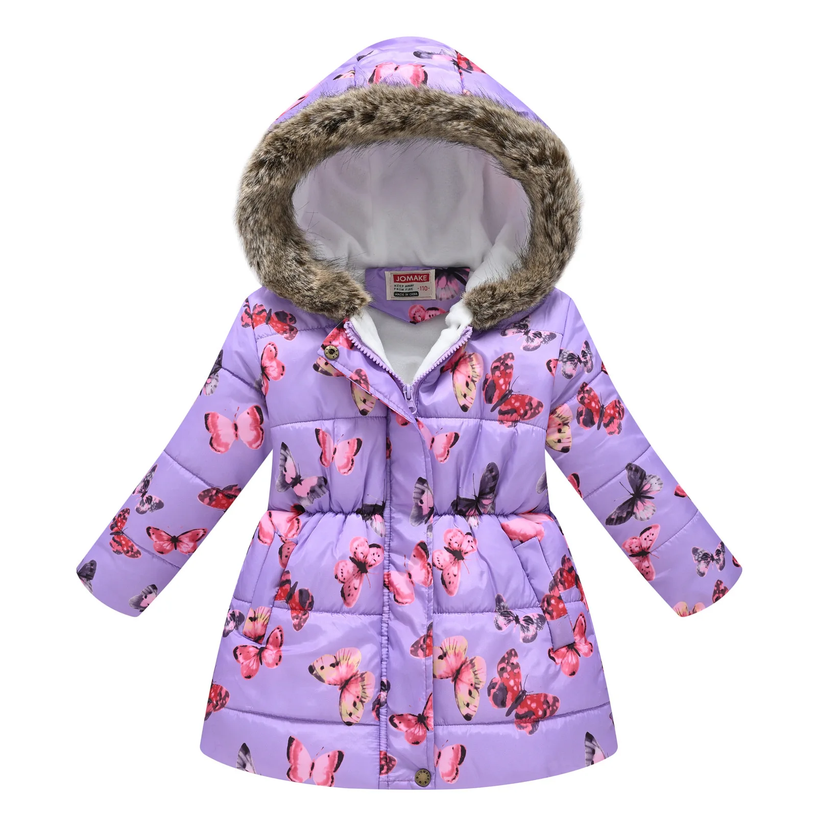 4-10 Years Winter Girls Coat Jacket