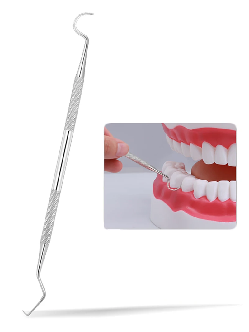 

Dental Explorer Dentist Teeth Clean Hygiene Explorer Probe Hook Pick For Diagnostic Endodontic Stainless Steel Dental Tool