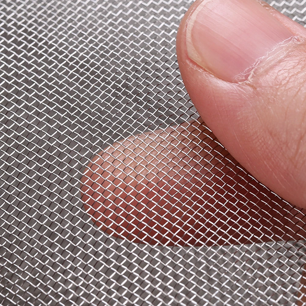 Filtersieb aus Edelstahl 304, 5/8/20/30/40–400 Mesh, gewebter Draht, hochwertiges Siebfilterblatt aus Edelstahl