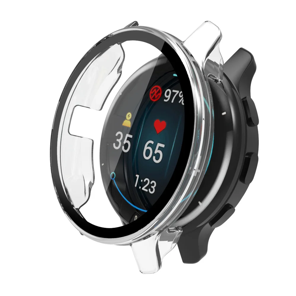 Savvies 4 Pellicole Protettive Full-Screen Per Garmin Venu 2S - Trasparenti, 3D Curve, Auto-rigeneranti, Made In Germany - 4