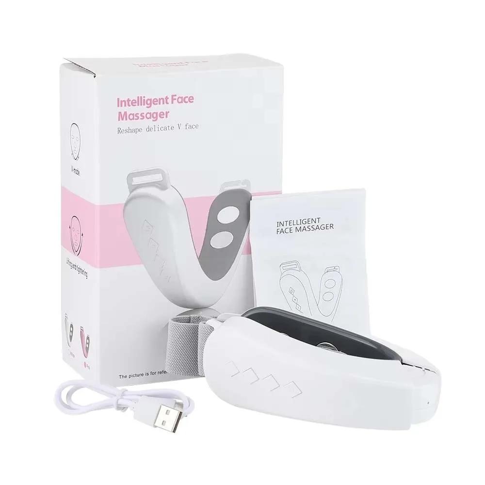 High-Elasticity Electric V-face Device Adjustable Folding Intelligent Facial Massager Comfortable Micro-current