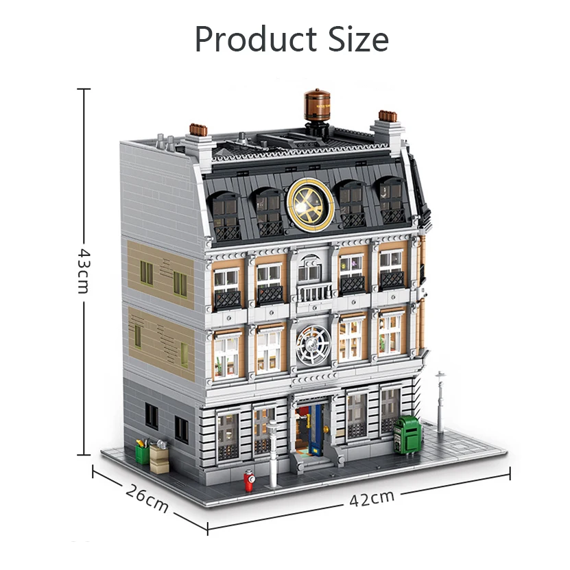 Movie Sanctum Sanctorum House Buildings Sets,City Street View MOC 613001 Model Modular Buildings Blocks Kids Gift Set 6040+PCS 6