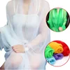 Korean Solid Color Transparent Sexy Thin Chiffon Beach Towel Sunscreen Shawl Women Summer Air Conditioning Ice Silk Scarf 1