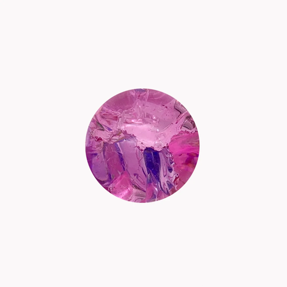 1-8Pcs 직경 40mm 50mm 컬러 유리 공 아이스 크랙/버블 볼 테이블 벽 장식 공 물고기 탱크 풍경 선물 상자 장식품