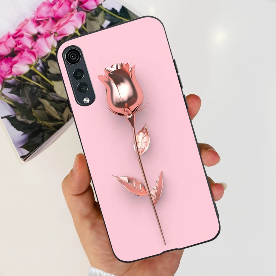 Stylish Painted Silicone Soft Phone Case - 6.8'' Bumper Cover, Compatible with LG Velvet 5G