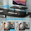 Computer Desk 39 Inch W Monitor Stand,Office Desk with Adjustable Storage Shelves,Small Gaming Desk for Home Work Writing Study 5