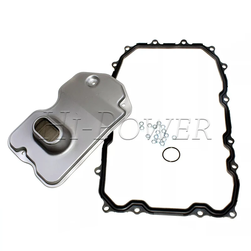 New Auto Transmission Gearbox Oil Filter 95530740300 1001370002& Gasket Of Oil Pan 09D325429 For Cayenne Porsche VW Touareg Audi