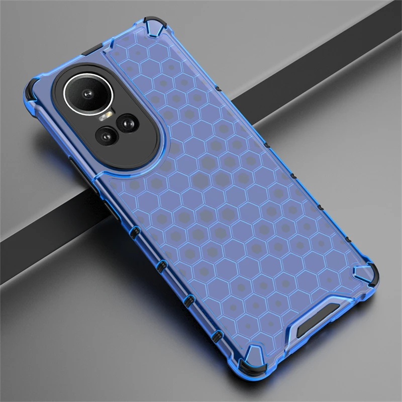 Hybrid Shockproof Armor Clear Phone Case with Camera Lens Protection and Back Cover