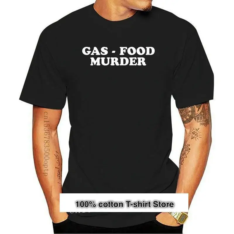 Gas Comida Camiseta Con Motivo De Asesinato En La Casa De Zombie Mil 1000 Cadeveres Loco Rob Alto Tee Shirt