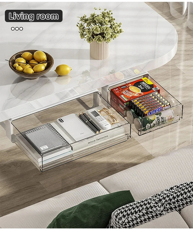 Description Picture 3 of itemSelf Stick Drawer Storage Box Under Table Hidden Self-Adhesive Drawer Type Storage Cabinet Office Desk Organizing Storage Rack