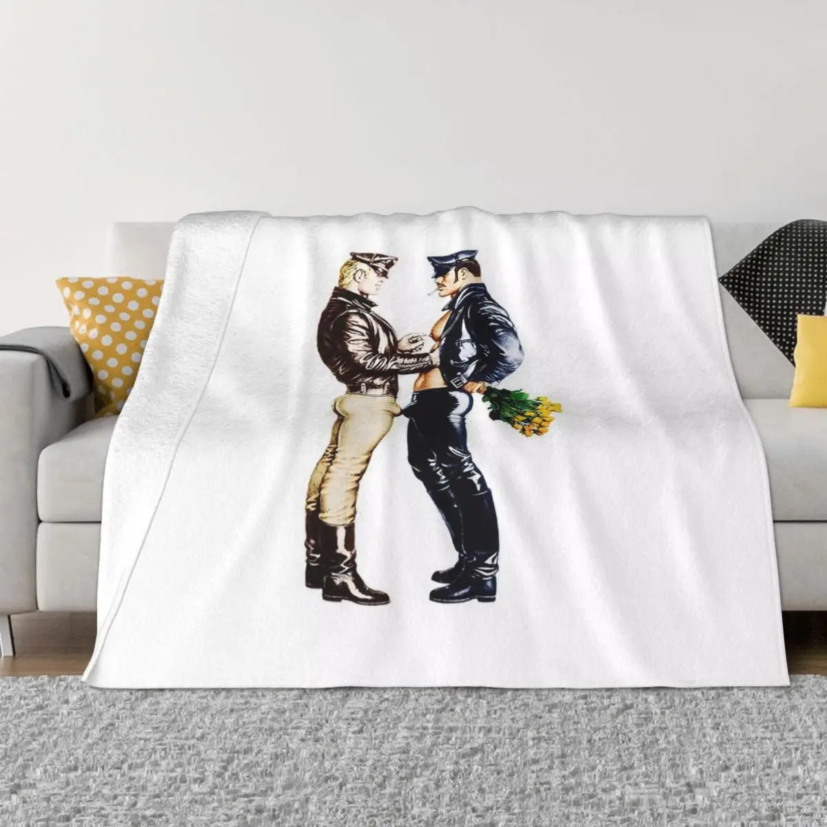 I Love Tom Of Finlandia Una Coperta In Micro Pile Ultra-Morbida