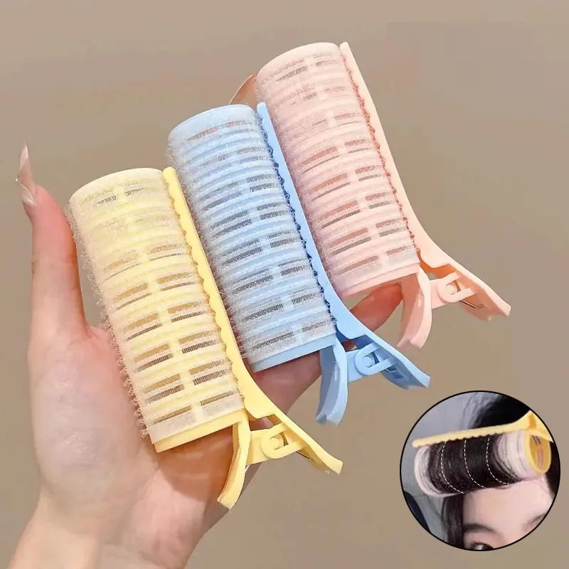 Fluffy Hair Roller Bangs Hair Root Fluffy Clips Air Bangs Curling Rollers Self-adhesive Hairdressing Styling DIY Tool 3pcs hair styling tool hair curling tools
