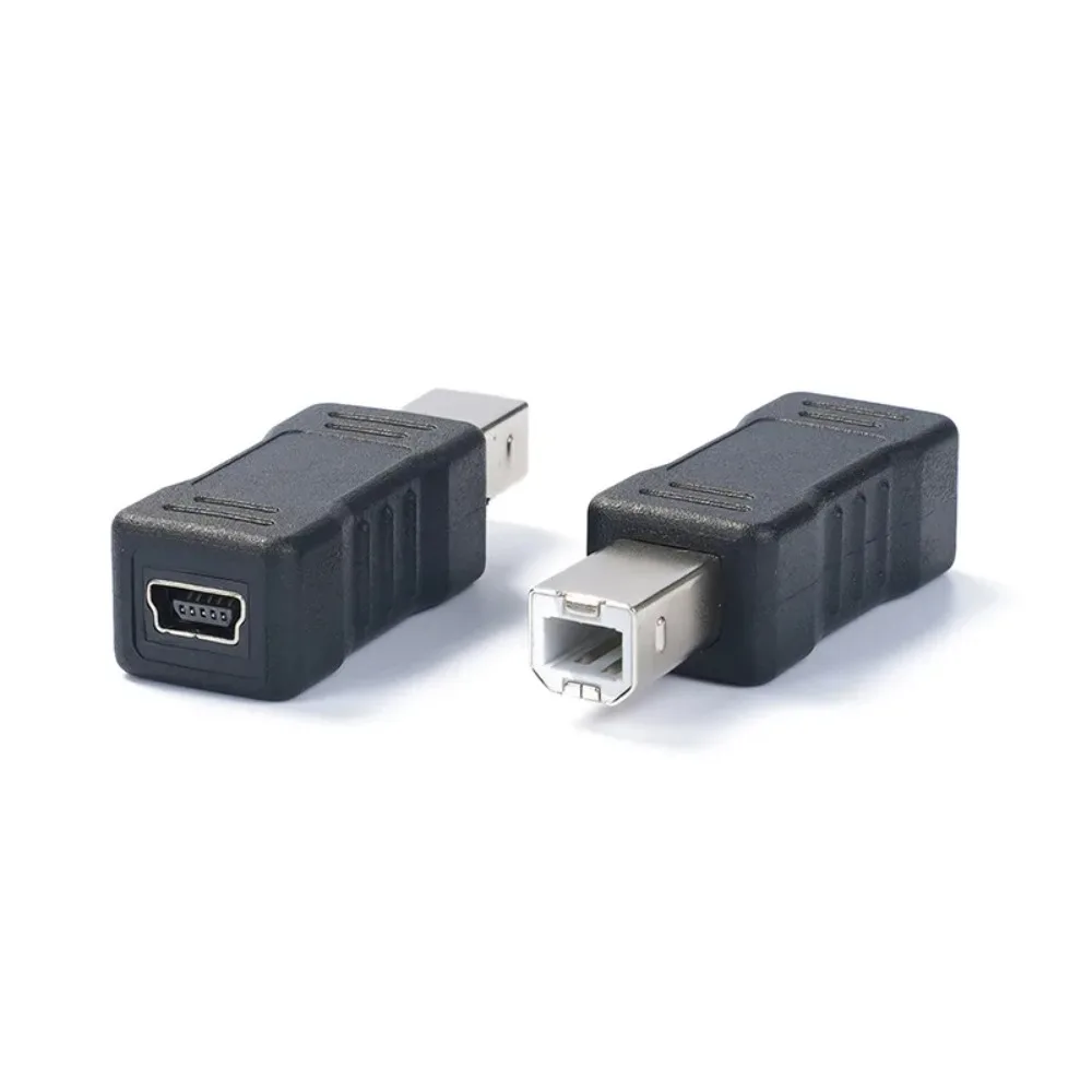 USB 2.0 B 타입(수) - USB Type C(암) / 마이크로 5핀(암) / 미니 5핀(암) 데이터 동기화 어댑터 컨버터 (프린터, 스캐너, 팩스용)
