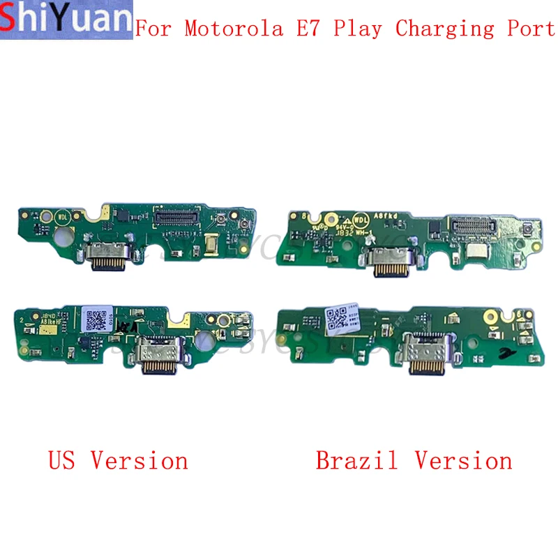

Original USB Charging Port Connector Board Flex Cable For Motorola Moto E7 Play Charging Connector Replacement Repair Parts