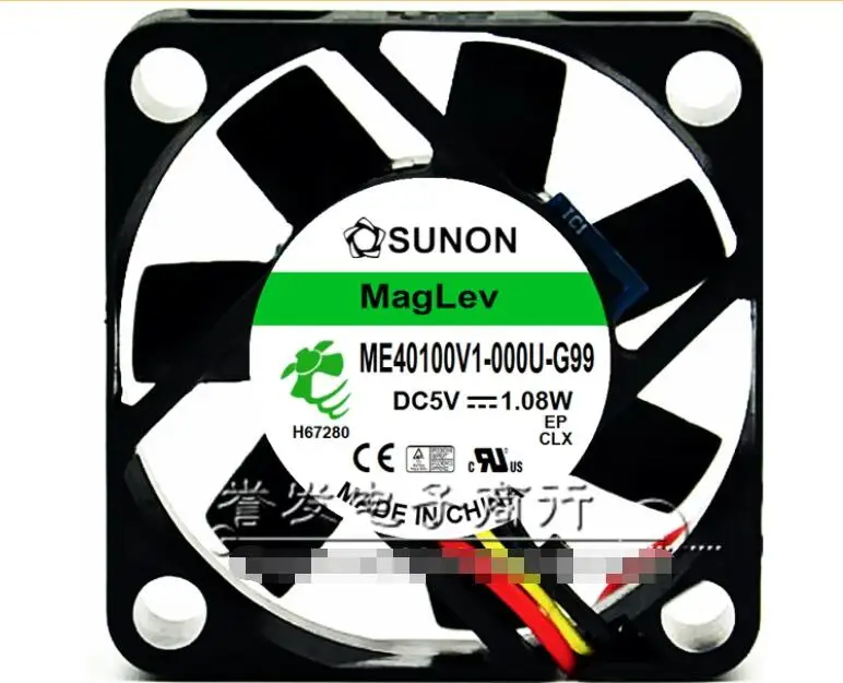 SUNON ME40100V1-000U-G99 DC 5V 1,08 W 40x40x10mm 3-проводной Вентилятор охлаждения сервера