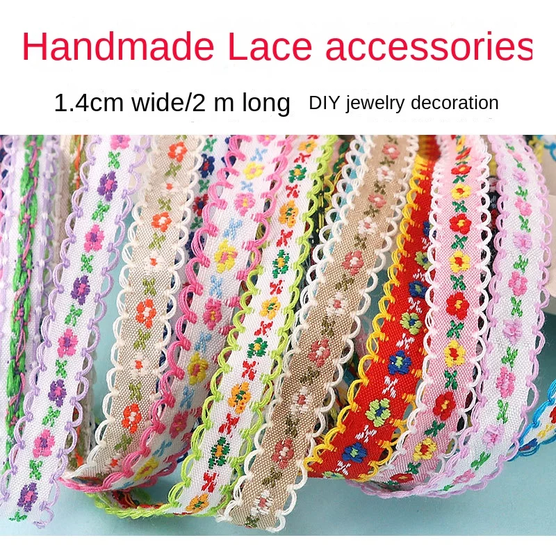 

DIY three-dimensional ethnic embroidery lace webbing lace pastoral floral handmade lace accessories