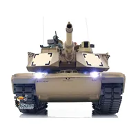Heng Long 1/16 7.0 M1A2 Abrams Plastic RC Tank 3918 W/ 360°Turret Barrel Recoil TH17791-SMT4 2