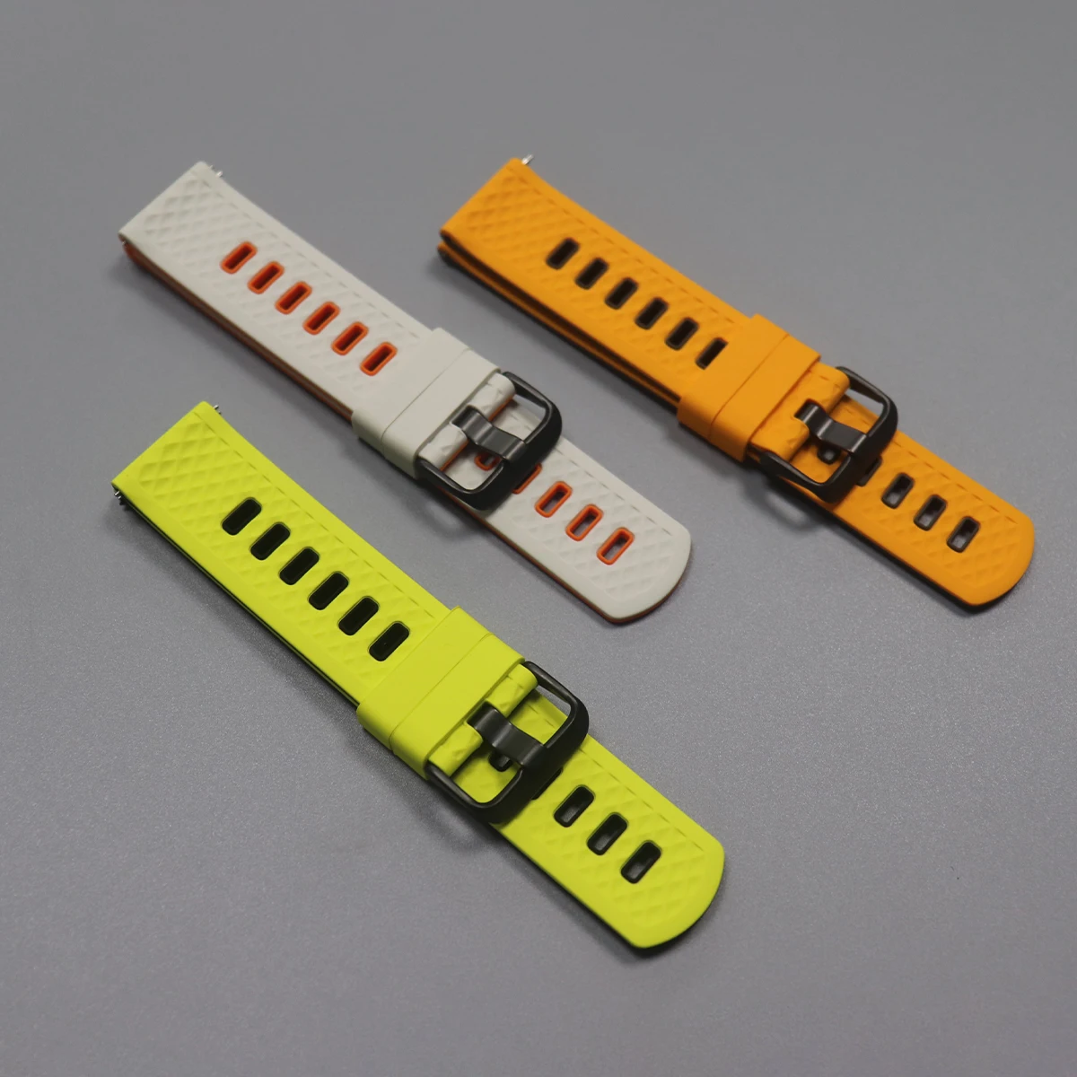 Waterproof Silicone Watch Strap, 22mm - Versatile and Durable Wristband Bracelet Accessory