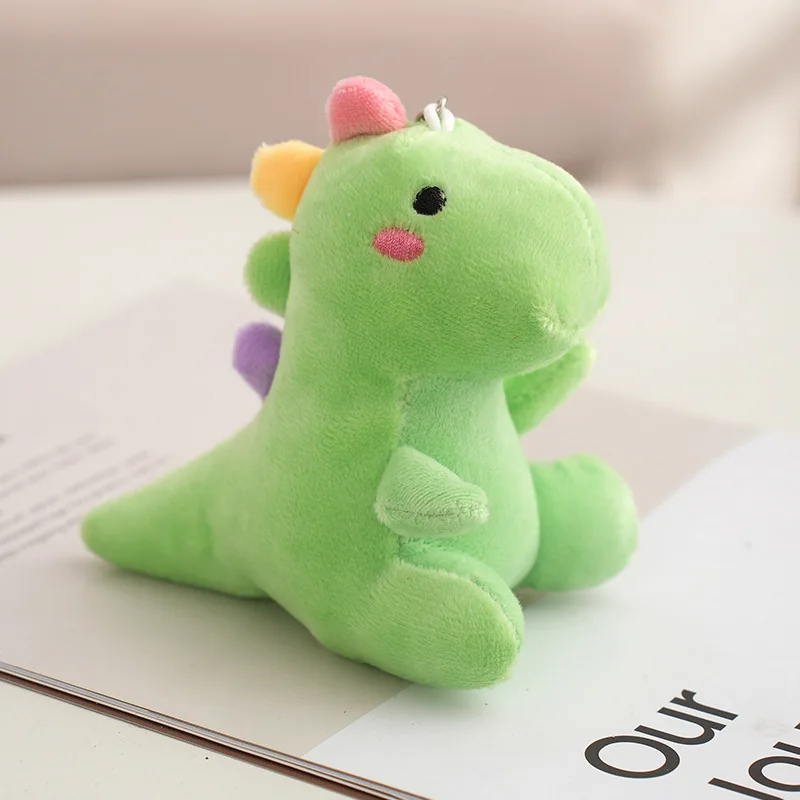 thumbnail image 1 of LLavero de dinosaurio de peluche de 12 cm, juguete de dibujos animados, dinosaurio para bebé, colgante de bolso, regalo para niños, adornos creativos de juguete de peluche, 1 of 5