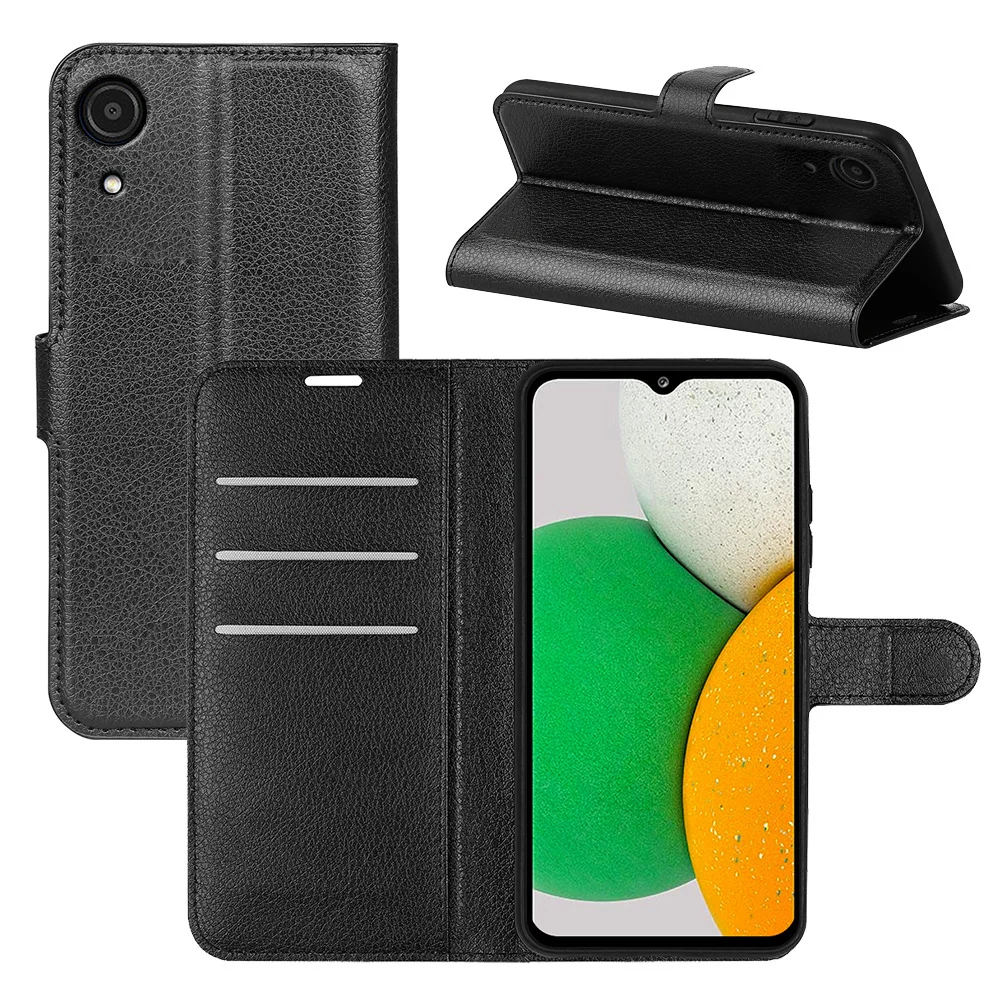 Business Magnetic Flip Leather Card Slot Wallet Case Cover For Samsung A03 Core Case Phone Cover For  Phone Wallet