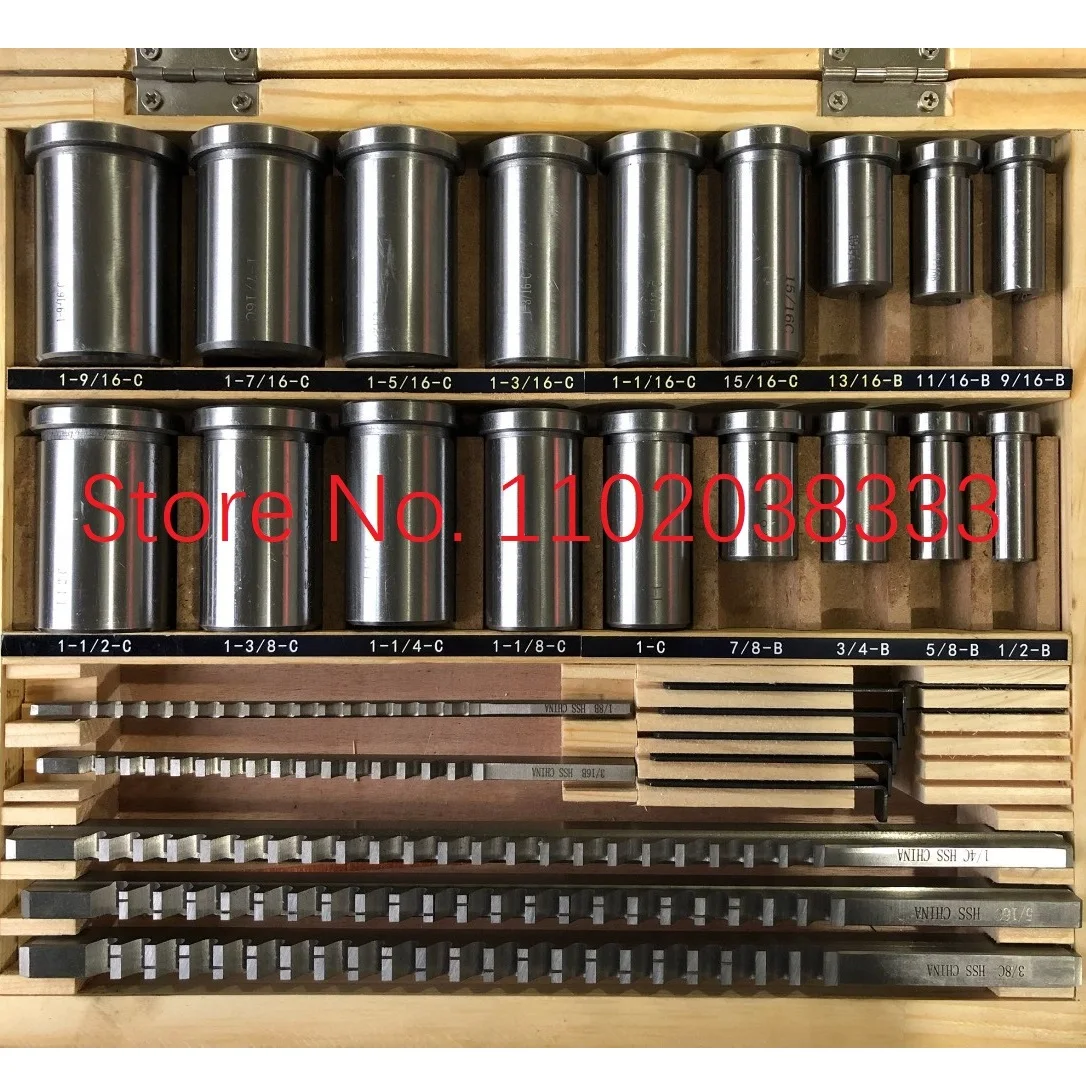 Fraise à Rainurer Pour Clavette - Douilles Type B (12/14/15/16 Mm) Et Type C (18 à 30 Mm) - En Acier Rapide