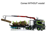LESU 6X6 Metal Chassis 1/14 770S RC Tractor Truck Hydraulic Crane Logging Trailer Painted Finished Vehicle Toucan Customized DIY 2