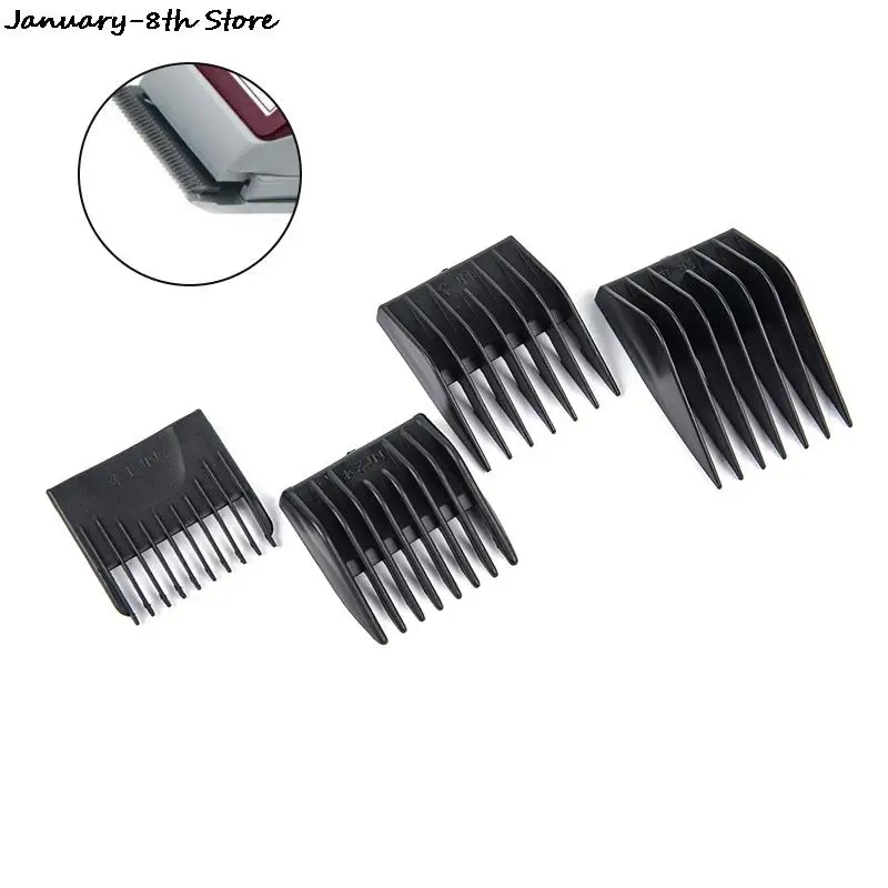 

4pcs/Pack Barber Hair Clipper Limit Comb Replacement Guide Comb For Moser 1400 Series Barber Caliper Teeth Shaving Limit Combs