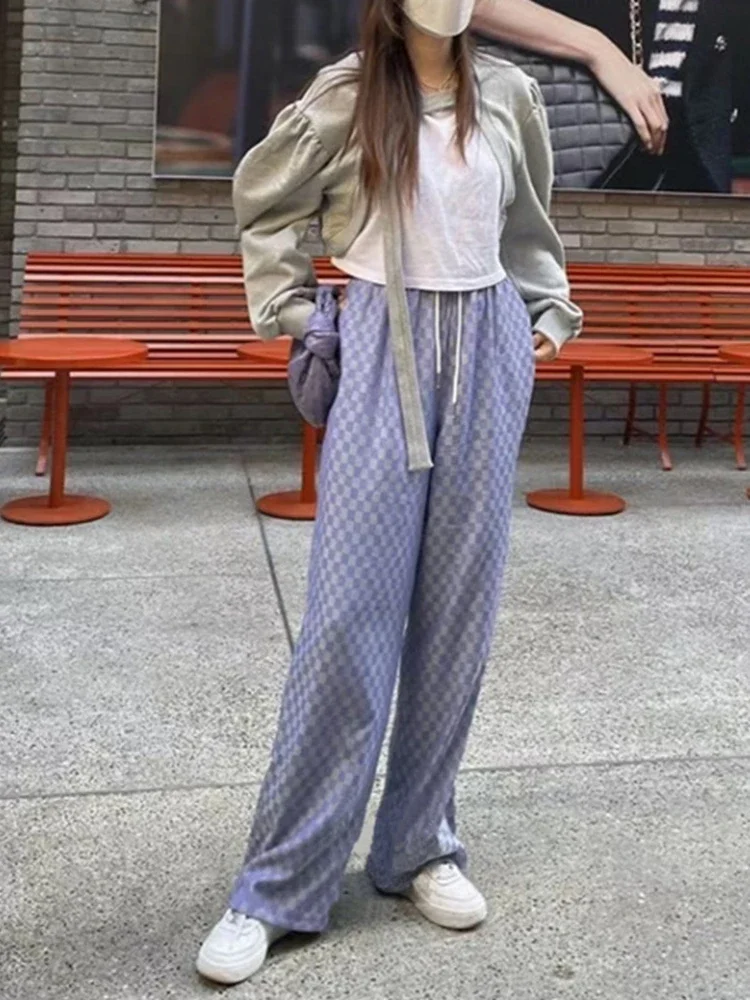 Summer Women Pants Female Loose Womens Trousers High Waist Womens Pants  Girls Oversize Maxi Bottoms Long Full Length Y2k Pants