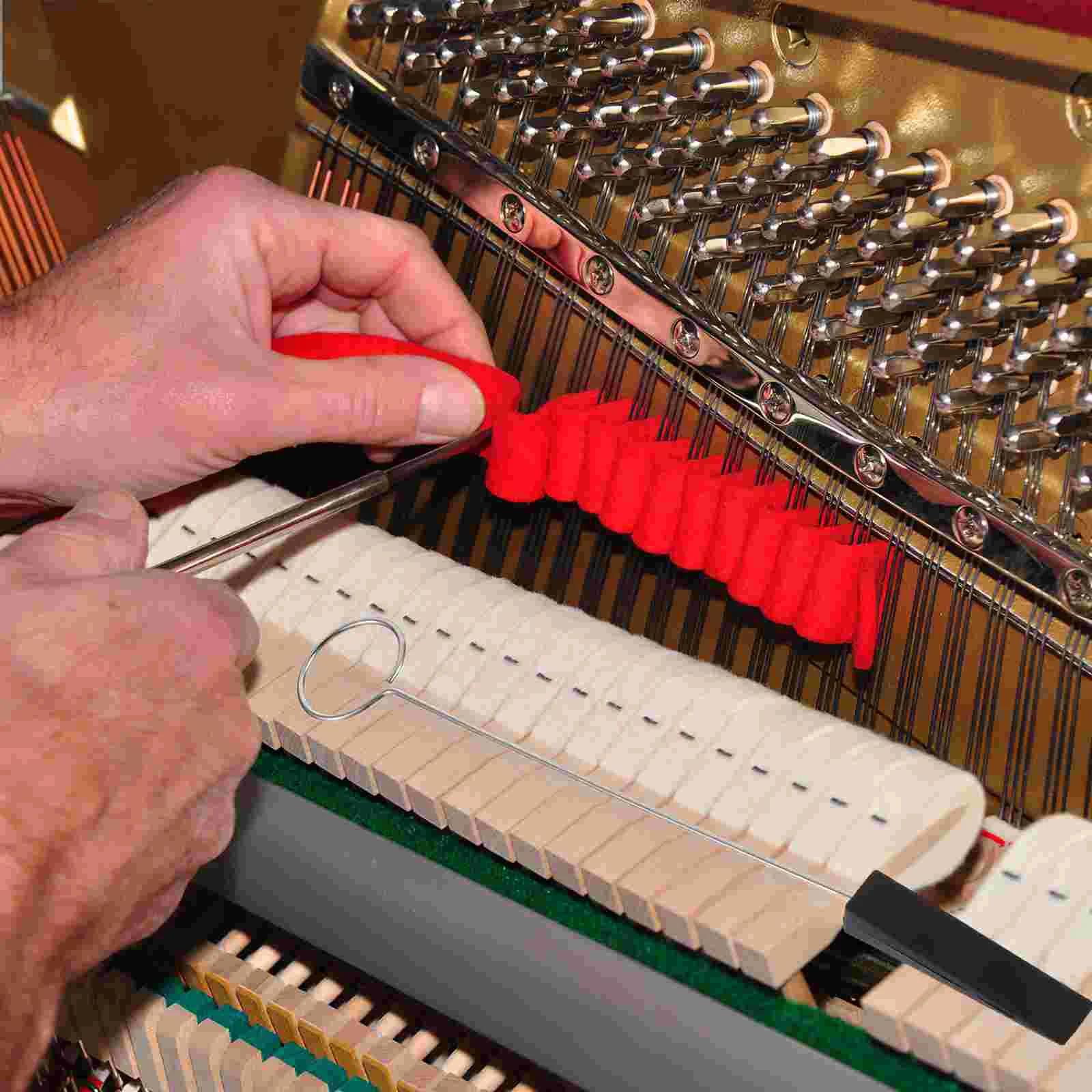 Piano Tuning Kit Fork Tools Handle Damper Sticks Blocks Professional Tune Repair Wrench Tuning Fork Damper Block Repair Tool piano tuning tools,piano tuning tools kit
